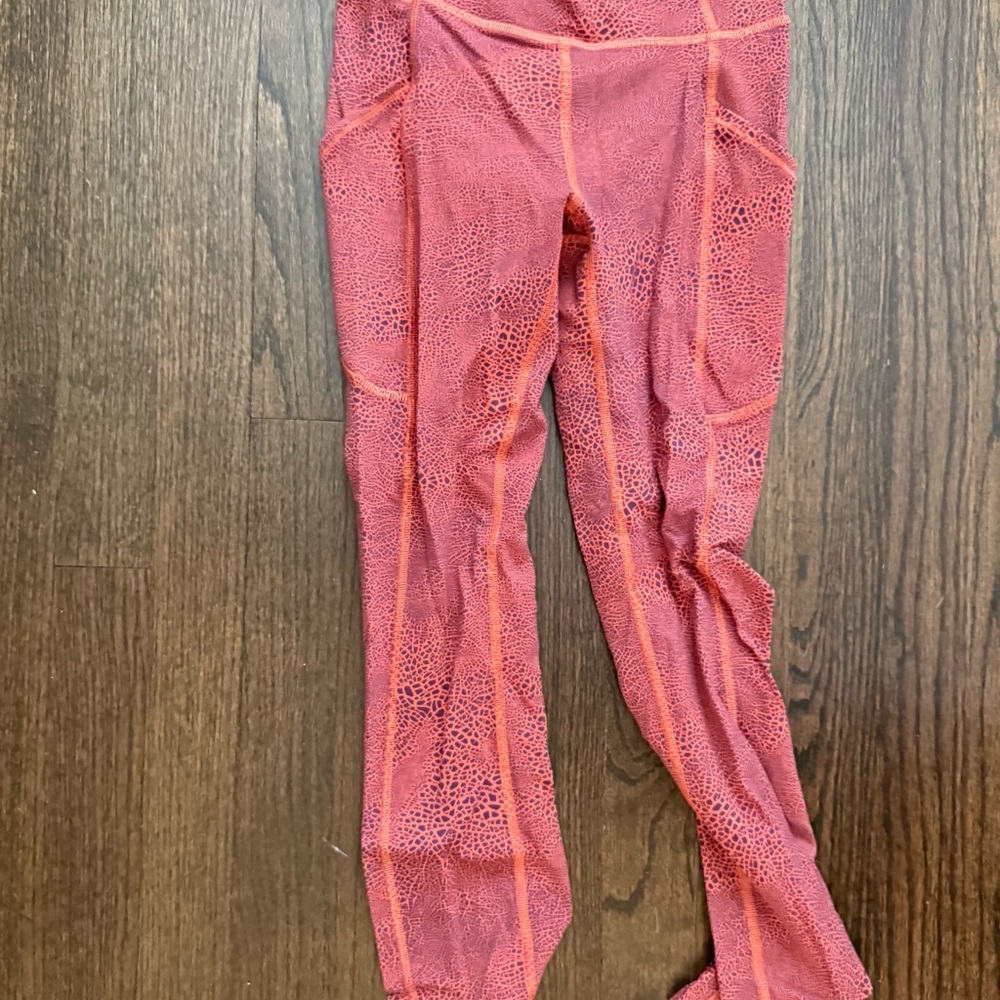 Coral Patterned Leggings